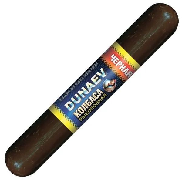 Прикормка DUNAEV КОЛБАСА 0.75кг Черная  