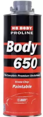 Антигравий HB BODY PROLINE 650 1кг серый под пистолет