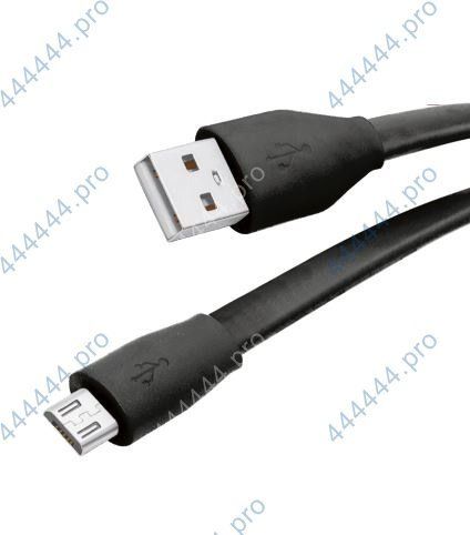 Кабель USB-microUSB (1м,  2.0А) черный WIIIX CB-103-MU