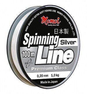 Леска Spinning Line Silver 0, 18мм,  4, 0 кг, 100 м, (шт.)