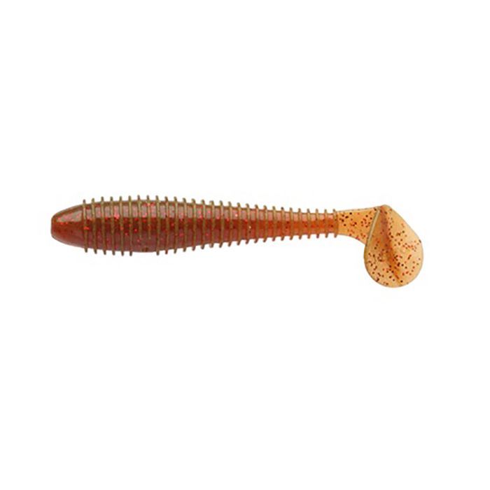 Приманка съедобная Keitech Swing Impact FAT 4.3" PAL #07 Motor Oil Red Flake