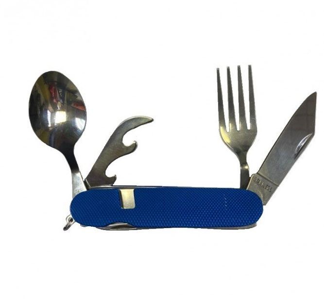 Набор столовых приборов 706ALL цвет blue/black