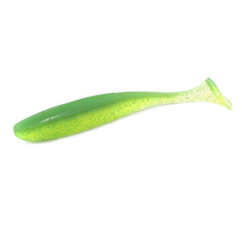 Приманка съедобная Keitech Easy Shiner 4" #424 Lime Chartreuse