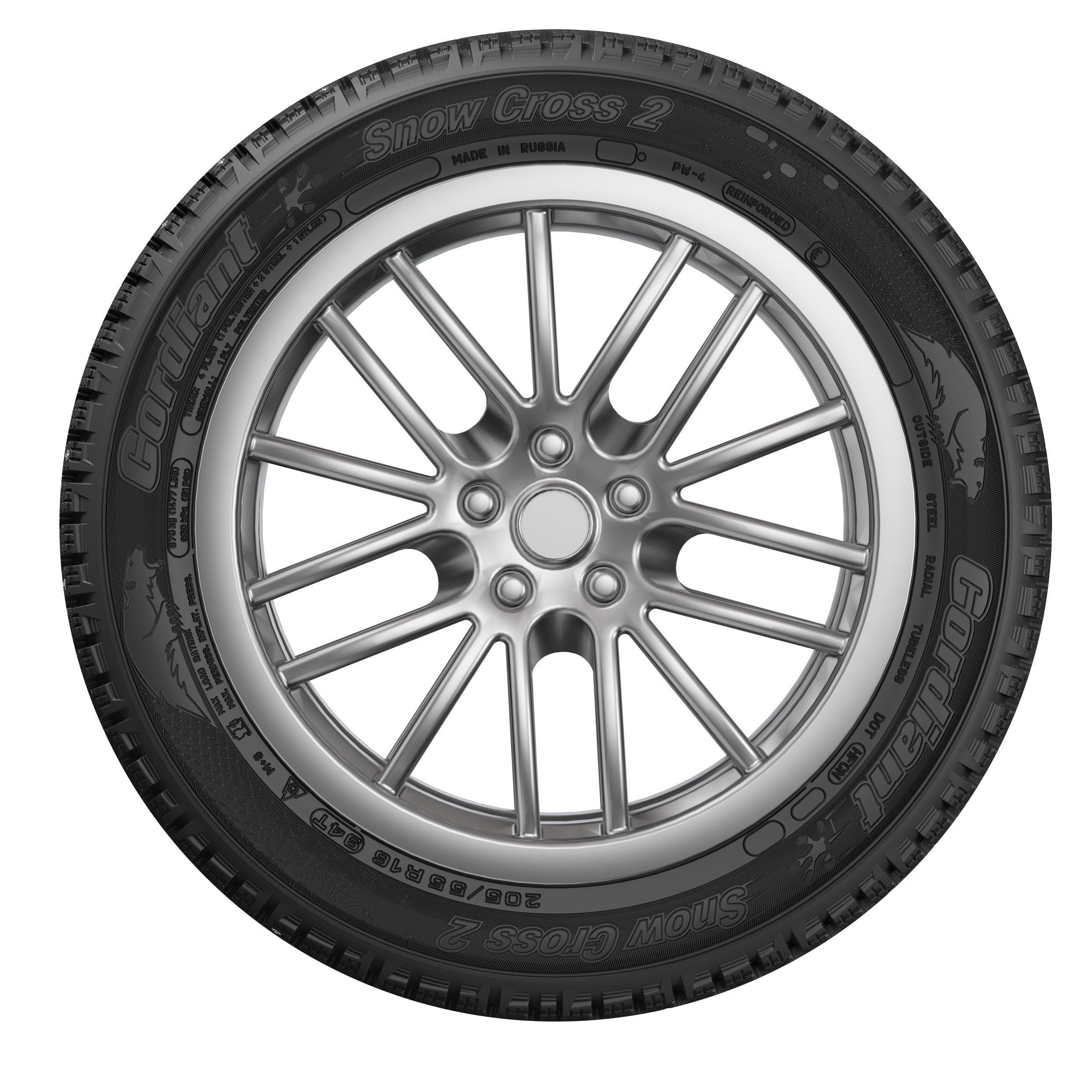 Шина Cordiant Snow Cross 2 195/55 R16 91T шип