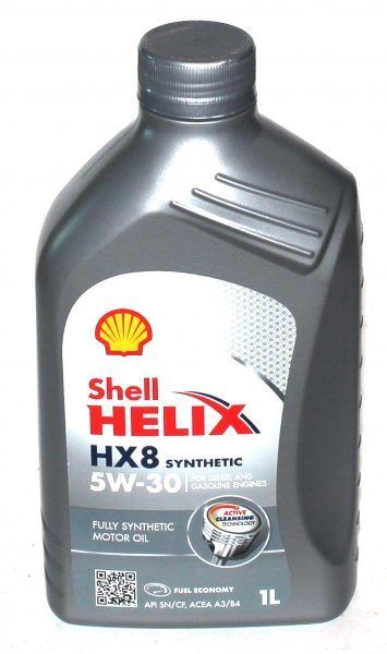 SHELL HELIX HX8 5w30 ECT 1L синтетическое моторное масло