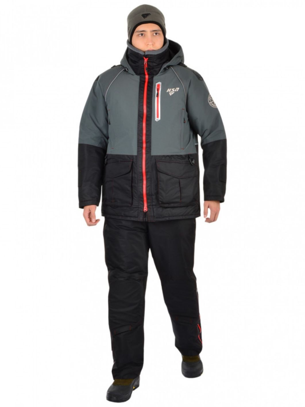 Костюм-поплавок мужской зимний "Rescuer VII comfort",  hardguard,  серый (54-56/170) м
