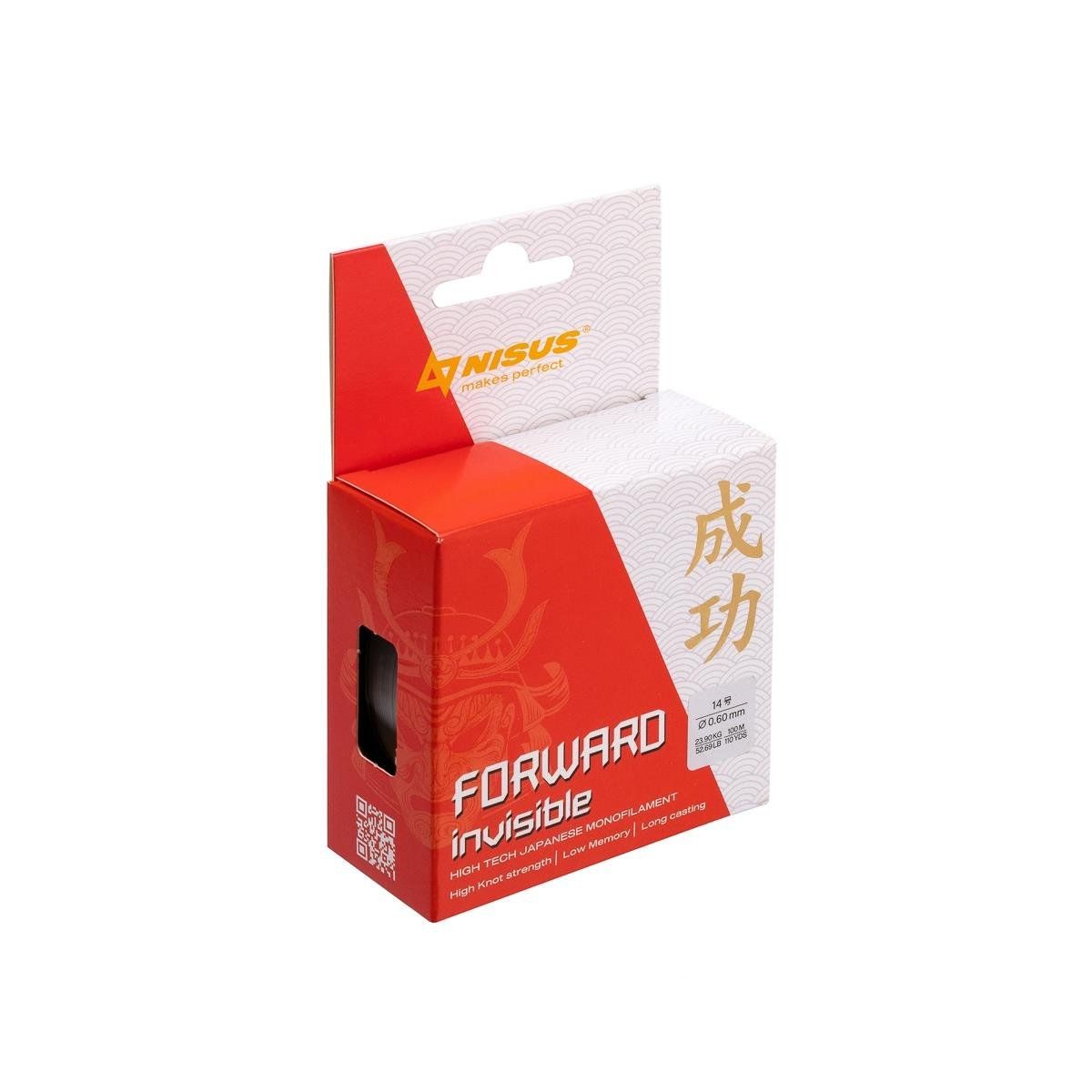 Леска FORWARD Invisible 0, 203mm/300m Nylon Transparent Nisus 