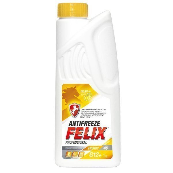 Антифриз FELIX ENERGY G-12+ 1л. желтый
