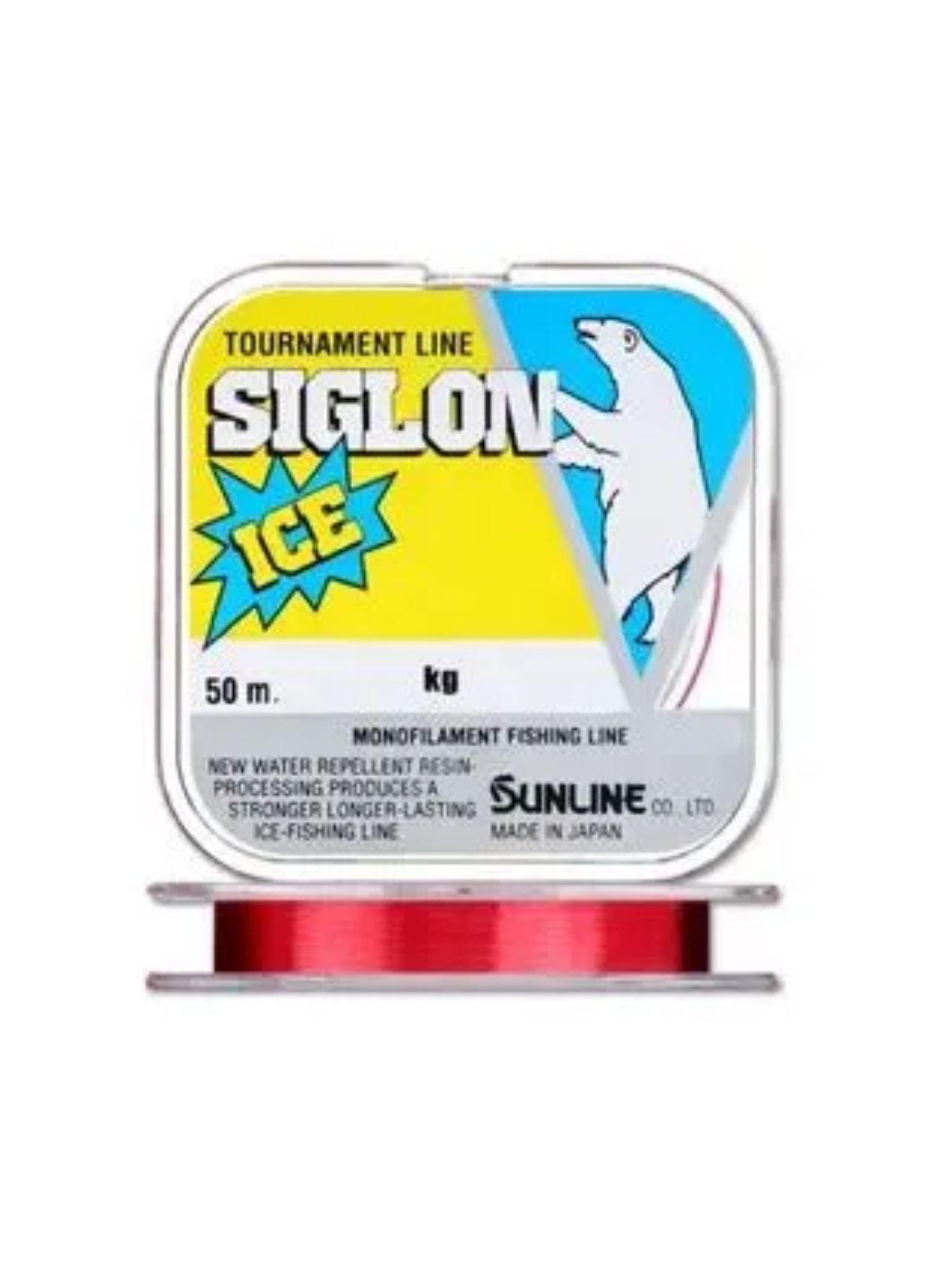 Монолеска SUNLINE Siglon ICE FISHING 50M красная #4.0/0.330mm  