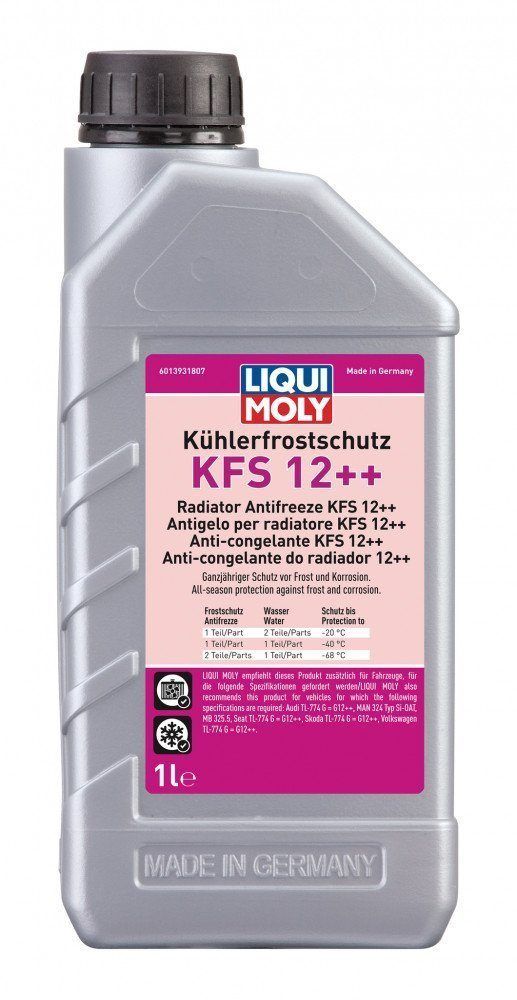Антифриз LIQUI MOLY KFS G12++ VAG 1л. красный конц. 21134