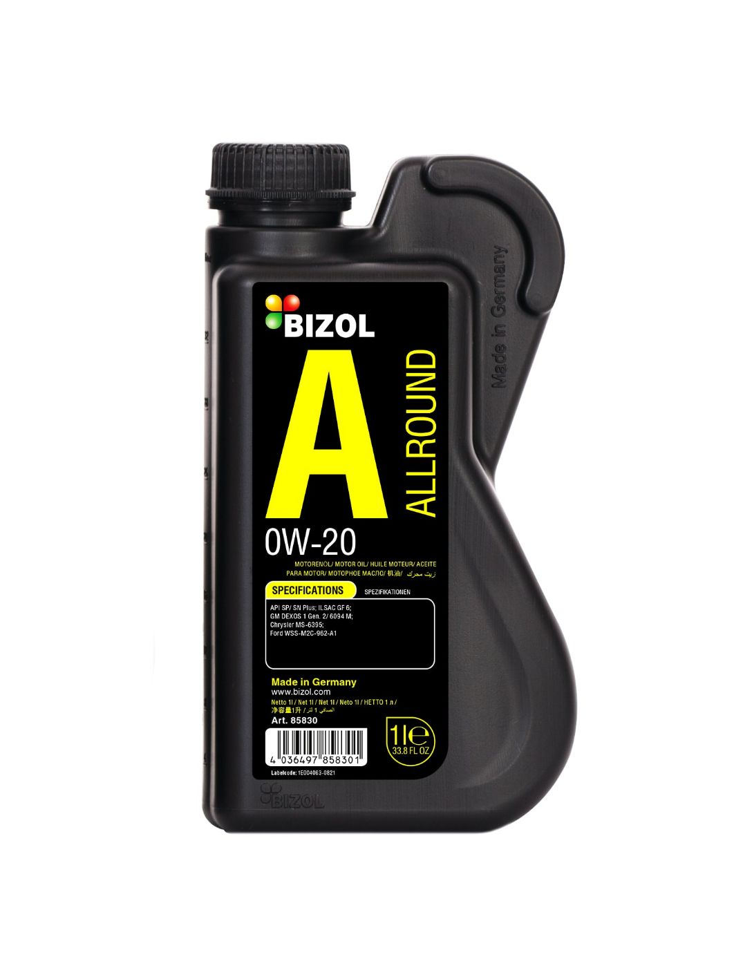BIZOL Allround 0W20 SP GF-6A 1л синтетическое моторное масло
