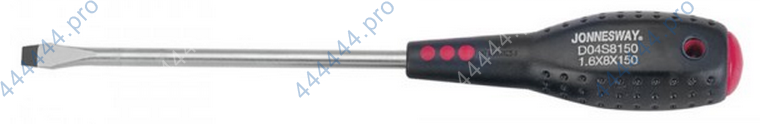 Отвертка SL4*80 (170мм) FullStar JONNESWAY D04S480