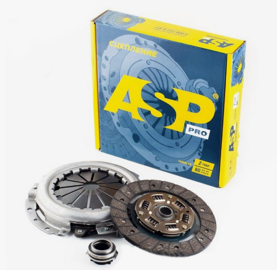 Сцепление в сборе 2190,  2170 с тросовой КПП (с подшипником 2181) ASP 7200003