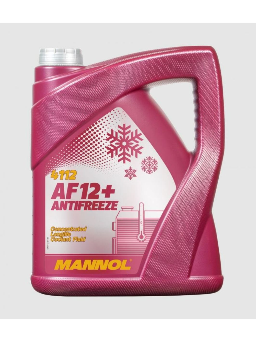 Антифриз MANNOL Antifreeze AF12+ Longlife 4112 5л красный концентрат