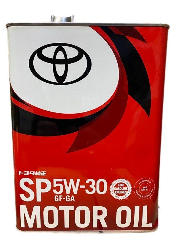 TOYOTA MOTOR OIL 5W30 SP/GF-6 4L 08880-13705 синтетическое моторное масло