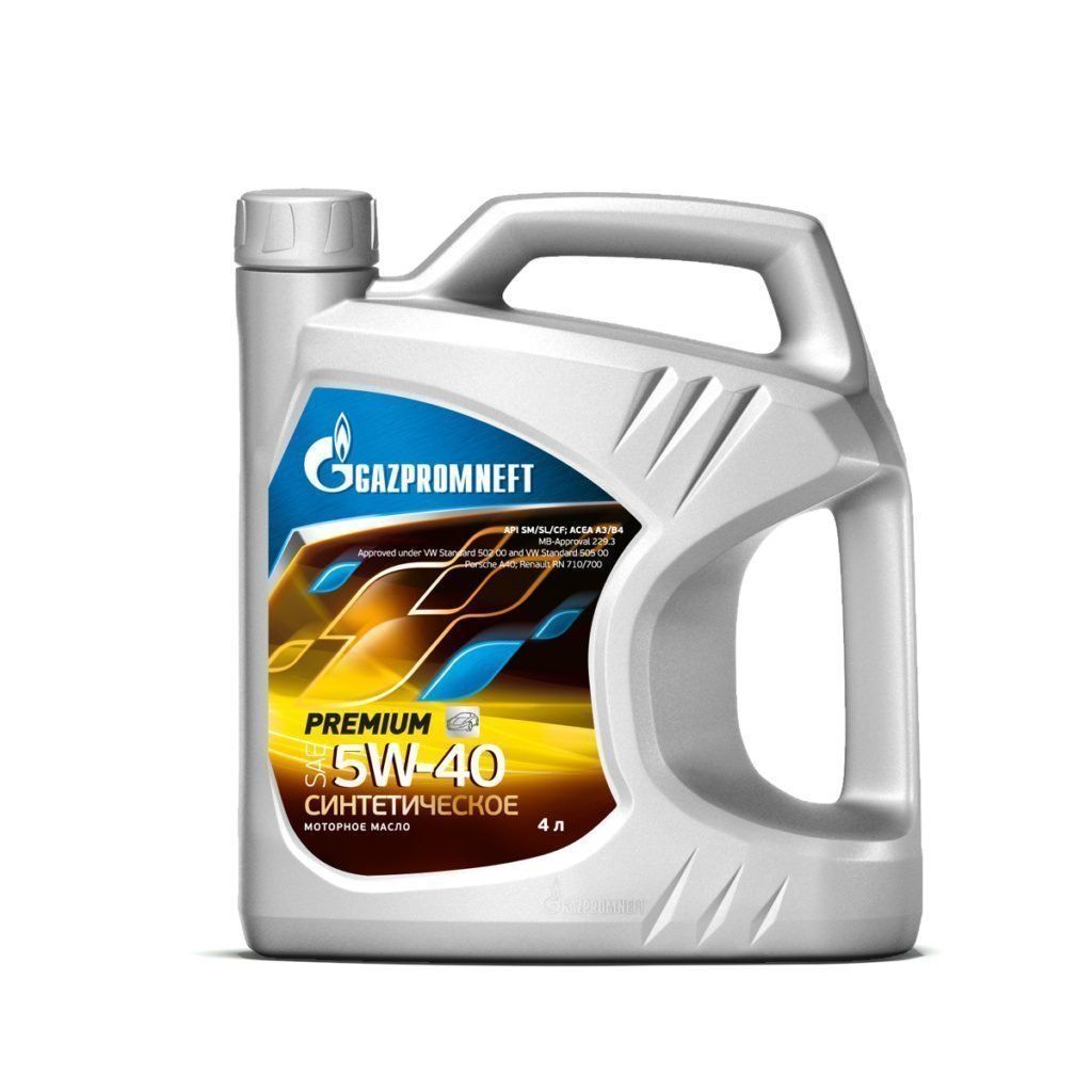 ГАЗПРОМНЕФТЬ 5w40 Премиум N 4л синтетическое моторное масло