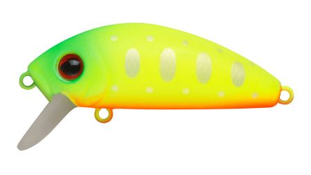 Воблер Минноу Strike Pro Mustang Minnow 45,  45 мм,  4, 5 гр,  Загл. 0, 2м.-0, 5м.,  Плавающий,  цвет: A178S Lemon Mat Tiger,  (MG-002F#A178S)