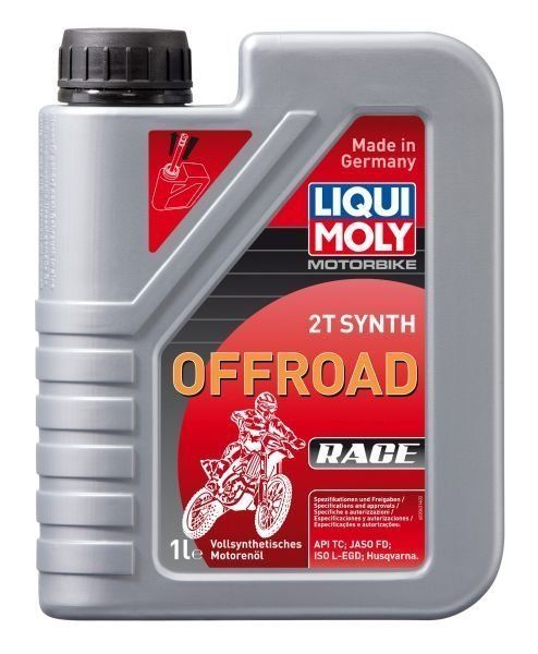 LIQUI MOLY Motorbike 2T Synth Offroad Race 2-х тактное синтетическое масло для мотоциклов 1L 3063 /мотоотдел/