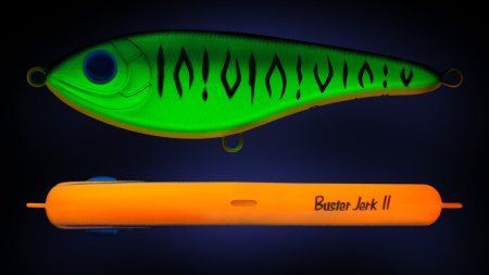 Воблер Джеркбейт Strike Pro Buster V,  85 мм,  17, 7 гр,  Загл. 0, 2м.-1, 5м.,  Тонущий,  цвет: GC01S Mat Tiger,  (EG-148#GC01S)