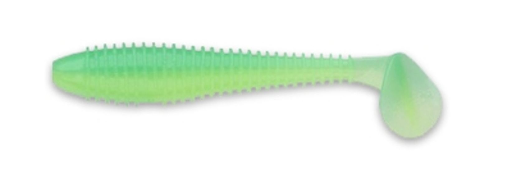 Приманка съедобная Keitech Swing Impact FAT 3.8" EA#11 Lime Chartreuse Glow