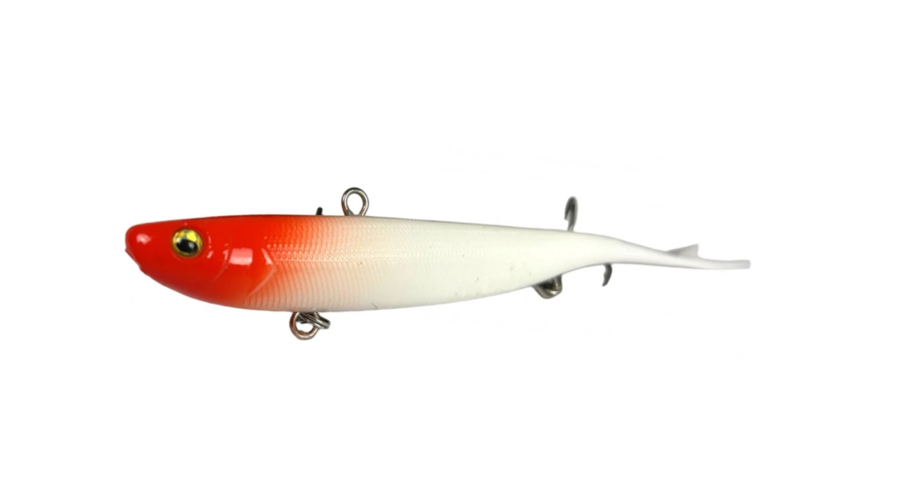 Баланслаг Jig It Whale Tail 130mm 22g цв. 005 Red head