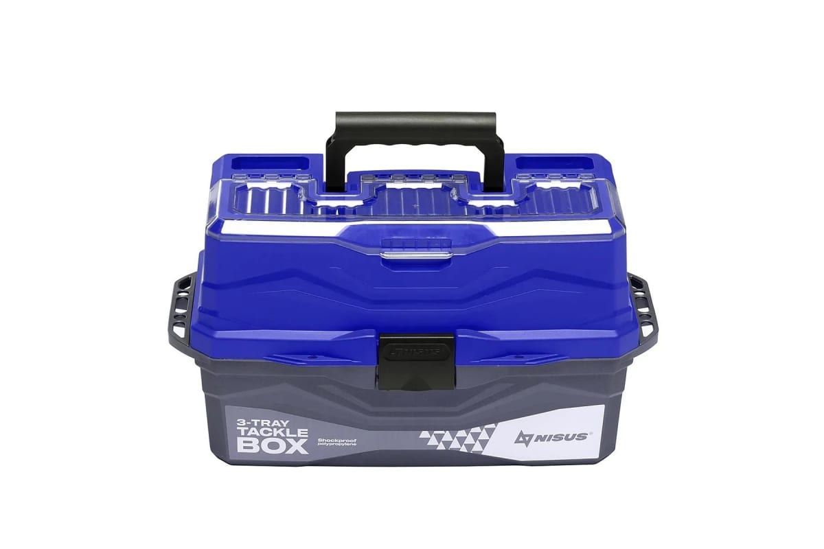 Ящик для снастей Tackle Box трехполочный NISUS синий