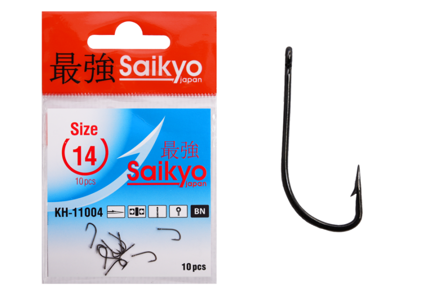 Крючки Saikyo KH-11004 Crystal BN №14 /уп.10шт/