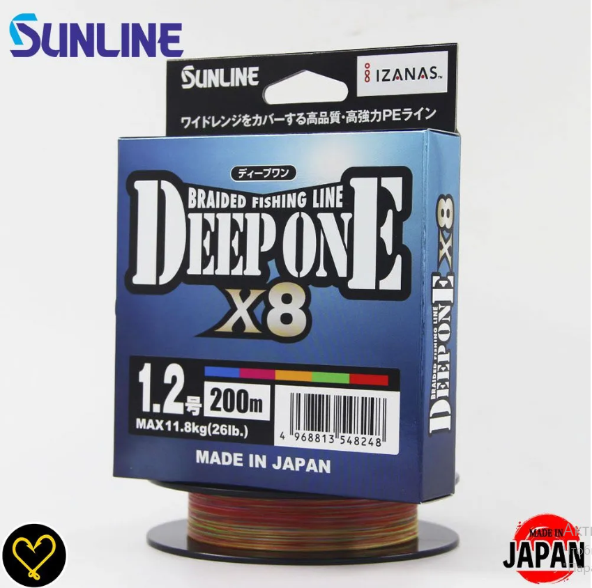 Шнур Sunline DEEP ONE×8 HG 200m #1.5/32lb
