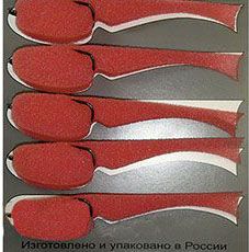 Рыбка поролоновая малиновая 120мм,  Кр.№3/0 Owner,  5шт/уп