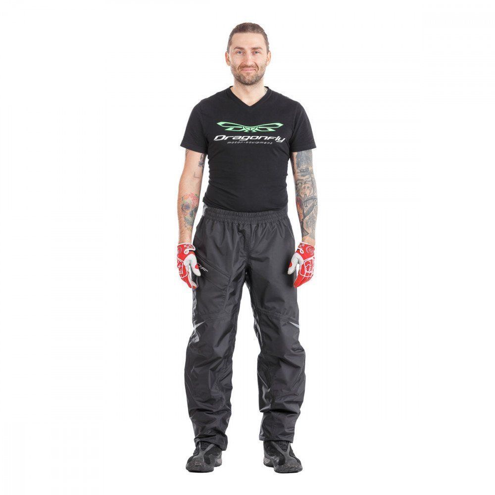 Штаны - дождевик DRAGONFLY EVO BLACK (мембрана 10000/8000) XXL