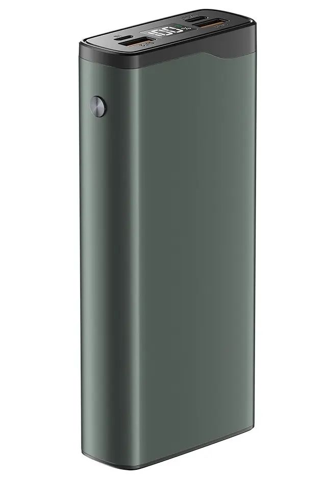 Зарядное устройство QL-20 серый (внешний аккумулятор) OLMIO (20000mAh) (43987)