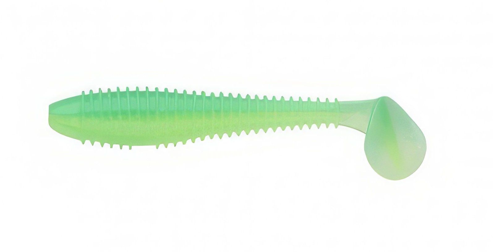 Приманка съедобная Keitech Swing Impact FAT 4.8" EA#11 Lime Chartreuse Glow