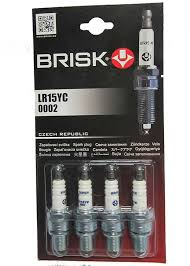 Свеча BRISK LR15YC ГАЗ карб. и дв. 4216 (4 шт/к-т) зазор 0.7,  ключ на 21