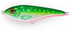 Воблер Джеркбейт Strike Pro Buster Jerk Sinking,  150 мм,  75 гр,  Загл. 0, 5м.-4, 0м.,  Тонущий,  цвет: AC450F Malaren,  WOLF COLOR,  (EG-048#C450F)