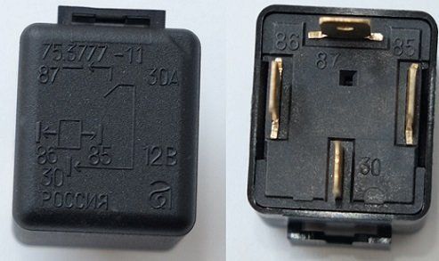 Реле универсальное УАЗ PATRIOT 75.3777-11 4-х конт. (г.Псков)