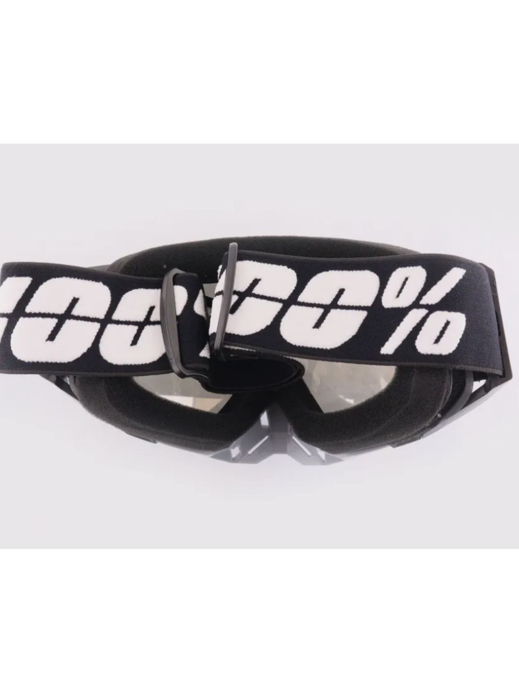 Очки кроссовые 100% черный-серый