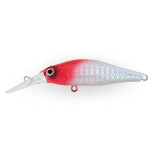 Воблер Минноу Strike Pro Terry Jerk 63 S,  63 мм,  9 гр,  Загл. 1, 5м.-3, 0м.,  Тонущий,  цвет: 022PPP-713 Redhead Silver,  (JS-123#022PPP-713)