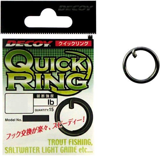 Кольцо заводное Decoy R-7 Quick Ring #0 (15 шт.)