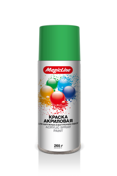 Краска MAGIC LINE RAL 6032 Зеленый лист 265гр