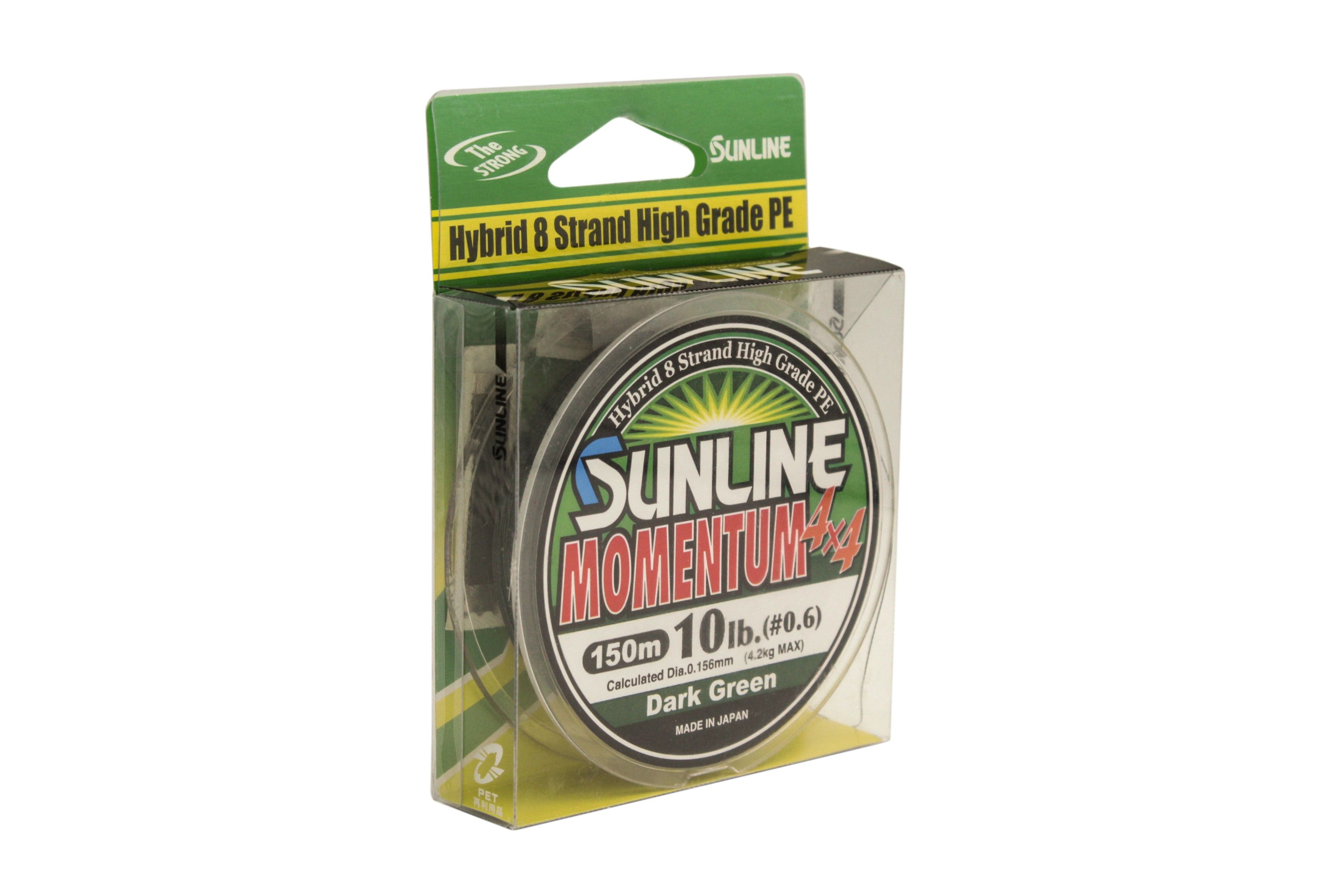 Шнур Sunline Momentum 4*4 HG (D.G) 150м №0, 6 10lb 