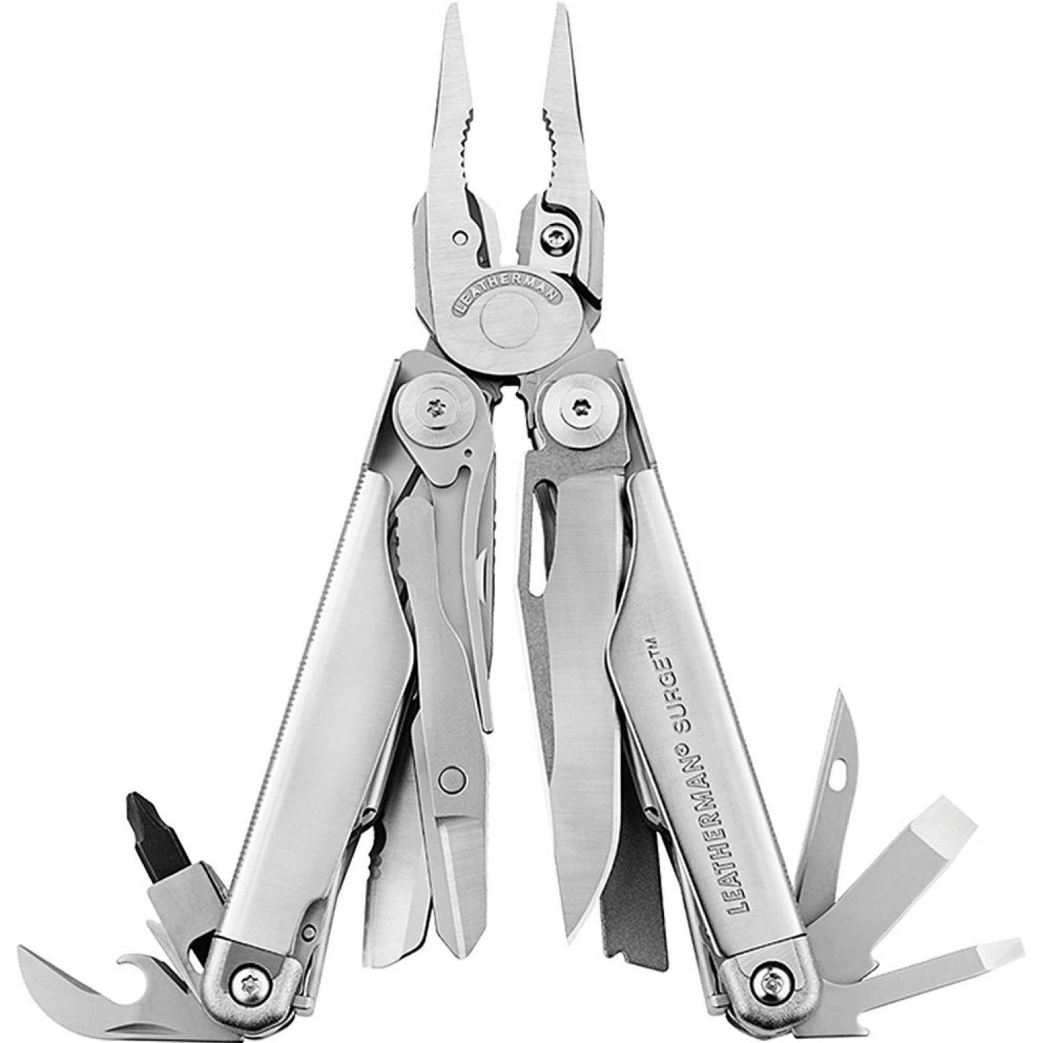 Мультитул LEATHERMAN Surge Stainless 21 инстр.,  7, 9/11, 5 см,  чехол нейлон