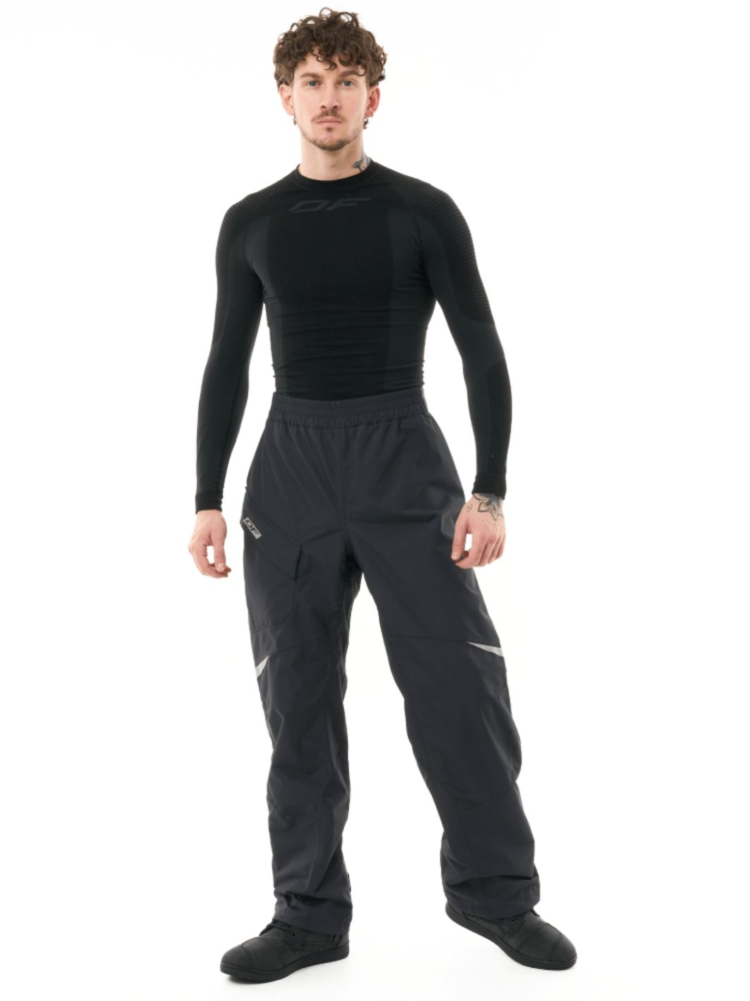 Штаны - дождевик DRAGONFLY EVO MAN BLACK (мембрана 20000/20000) S