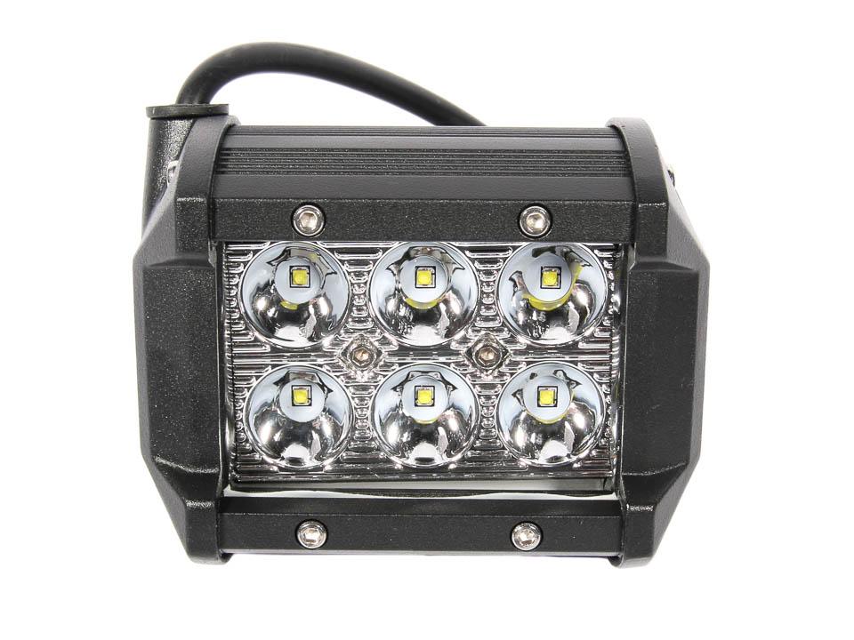 Балка светодиодная 6LED size 2525 Spot (дальний) 10-30V 90х80х65 18Вт 906078