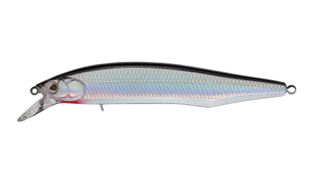 Воблер Минноу Strike Pro Intriger 120SP,  124 мм,  20, 4 гр,  Загл. 0, 5м.-1, 5м.,  Нейтральный,  цвет: A010-EP Black Back Silver,  (EG-194B-SP#A010-EP)