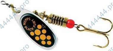 Блесна вращающаяся Mepps "Black FURY 2 /4, 5гр/ Silver/Yellow