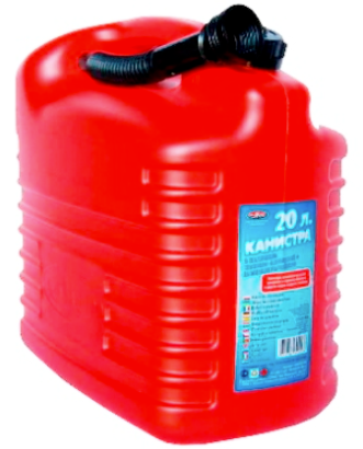 Канистра 20л пластиковая с заливным устройством "ЗВЕЗДА"