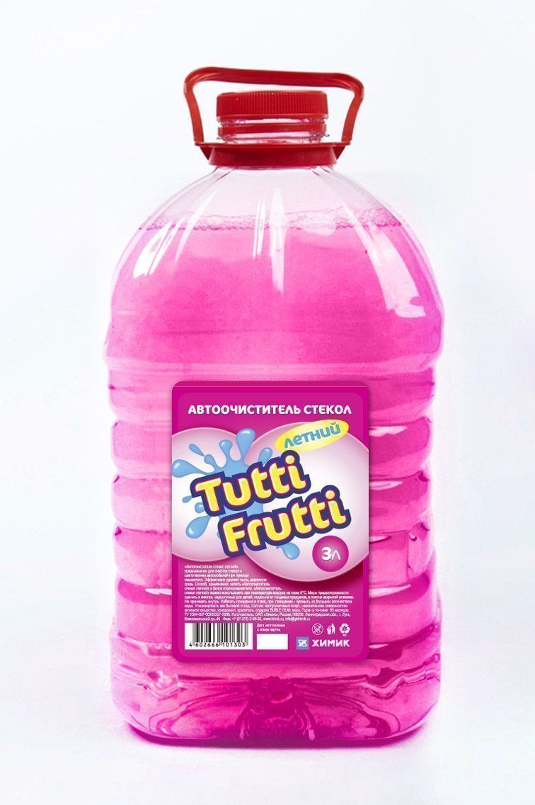 Очиститель стекла TUTTI FRUTTI  летний 3л ПЭТ