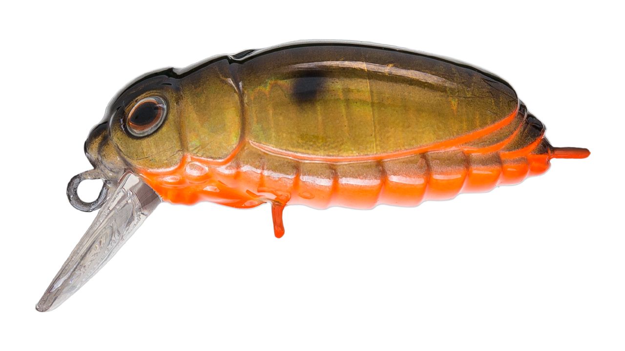 Воблер Крэнк Strike Pro Beetle Buster 40,  40 мм,  5, 7 гр,  Загл. 0, 2м.-0, 7м.,  Плавающий,  цвет: 613-SBO Black Back Smoked,  (EG-174F#613-SBO)