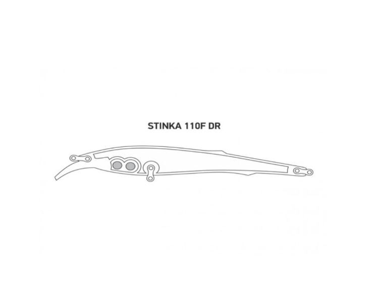 Воблер LureMax STINKA 110FMDR-038 12 г. 2 м -3.2 м.
