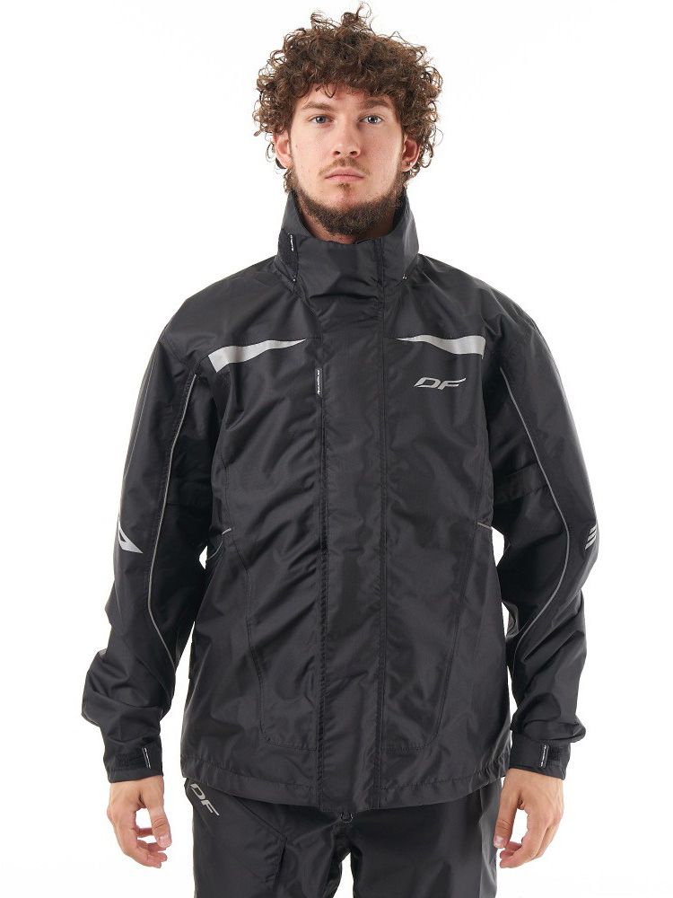 Куртка - дождевик DRAGONFLY EVO BLACK (2023) (мембрана 10000/8000) S